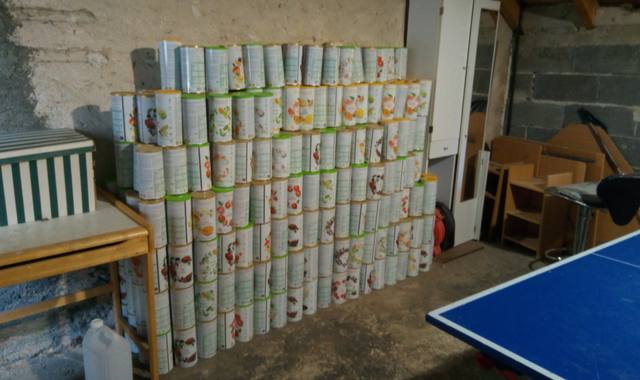 Bricolage 500 boites métalliques