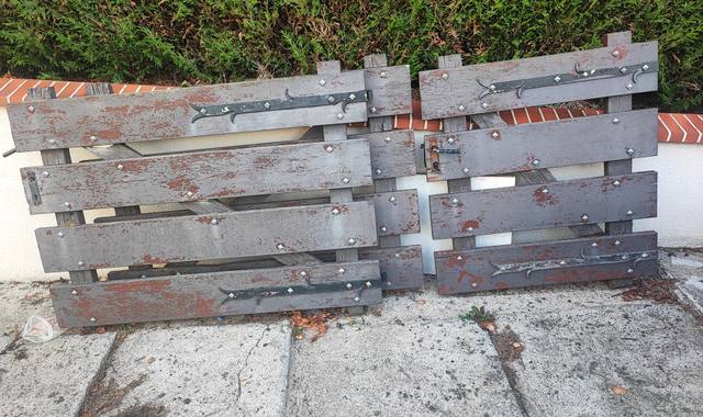 Bricolage portail en bois ancidn