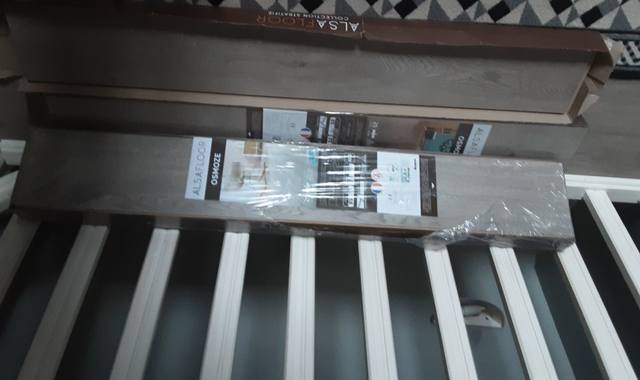 Bricolage parquet stratifié