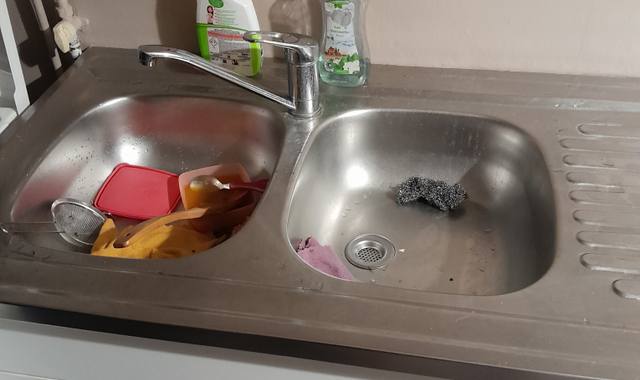 Bricolage Évier à 2 bacs avec égouttoir