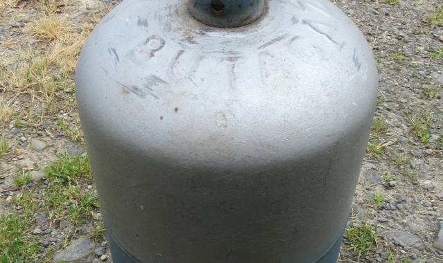 Bricolage bouteille de gaz vide