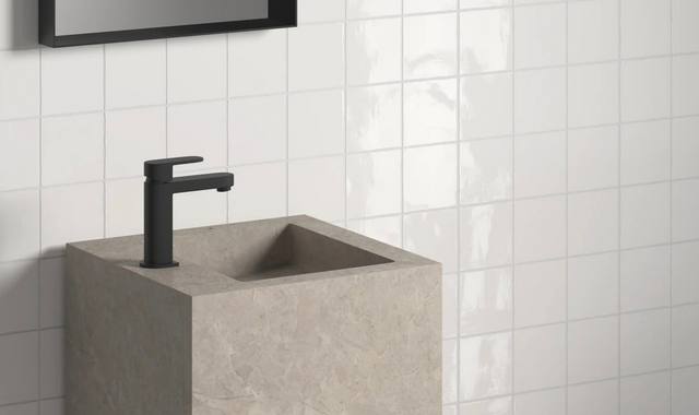 Bricolage carreaux faïences blancs effet zellige 10cm x 10cm 2 boites de 50 soit 1m2