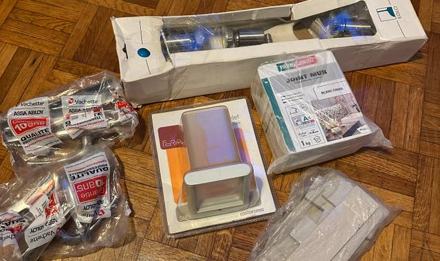 Bricolage lampe, porte gobelet, poignet de porte…