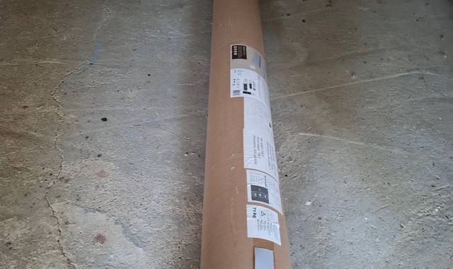 Bricolage grand tube en carton fort de 5 mètres et de 24 cm de diamètre