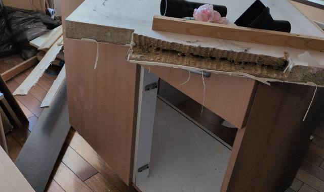 Bricolage ancienne cuisine pour bois