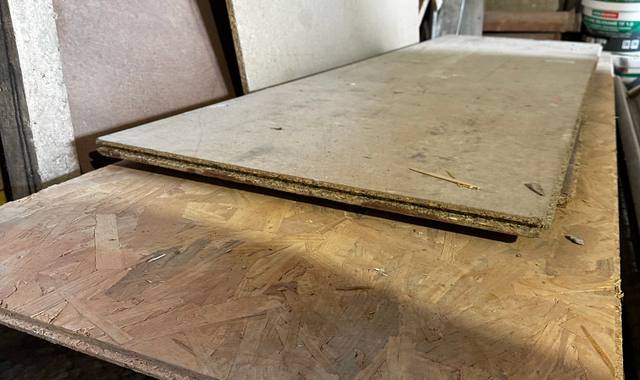 Bricolage bois de coffrage panne et osb