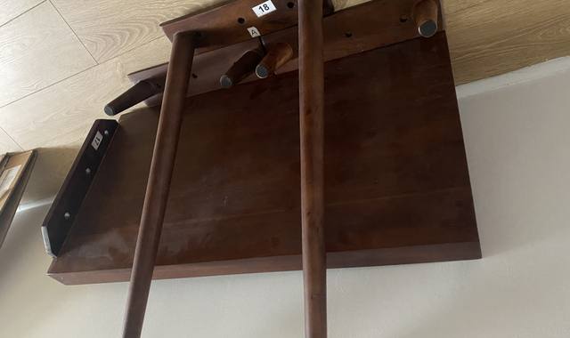 Bricolage partie d’un bureau en bois