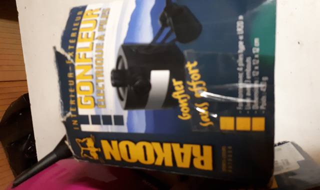 Camping gonfleur à piles pour matelas