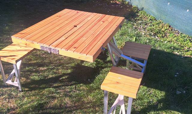 Camping table camping pliable