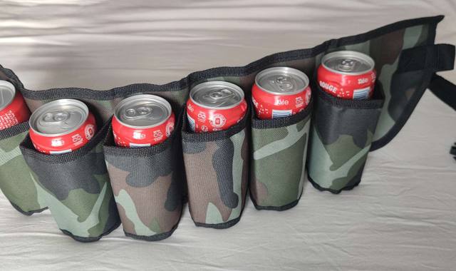Camping ceinture porte-bières 6 emplacements