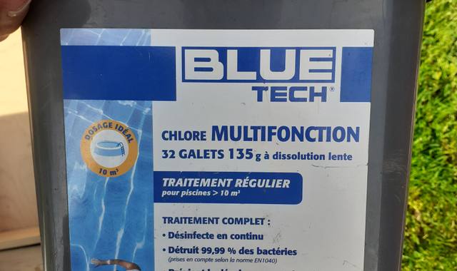 Camping chlore multifonction "blue tech"