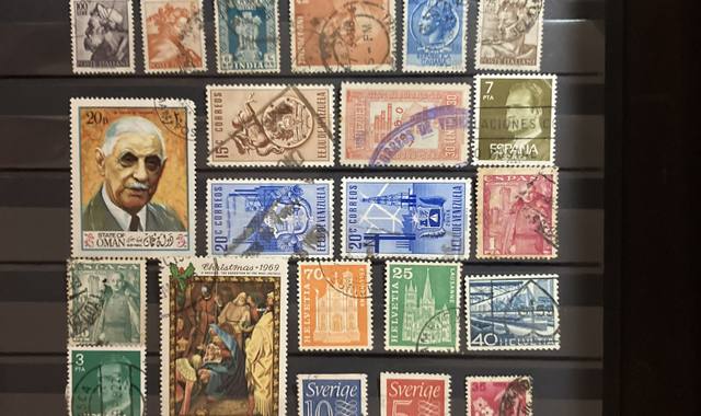 Collection timbres du MONDE - 34.5