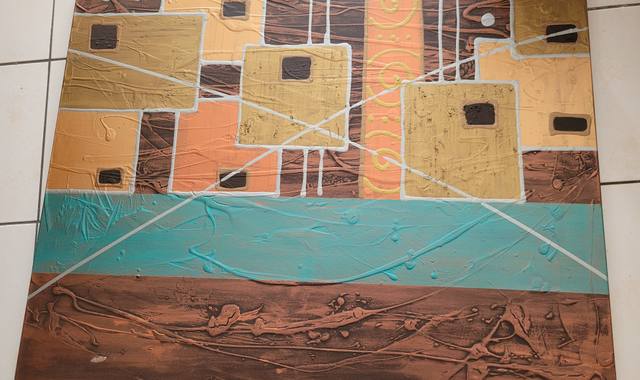 Collection peinture sur toile Domino 80x100 cm de Susan Jones