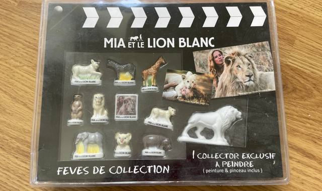 Collection fèves de collection mia et le lion blanc