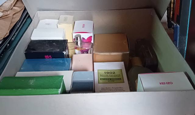 Collection flacons de parfum vides