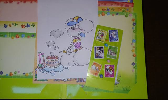 Collection dIDDL Peluche, bloc, papier a lettres, sous main