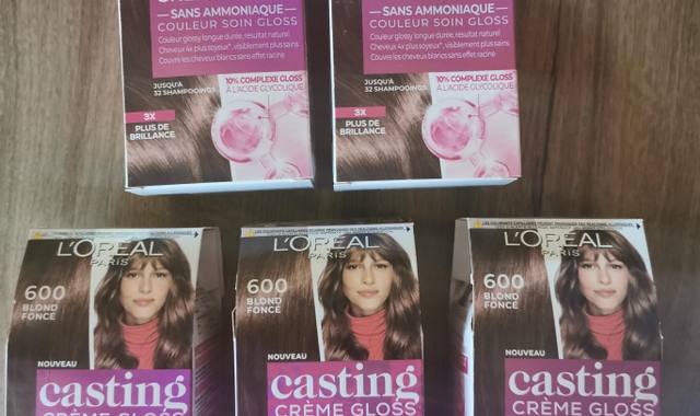 Divers creme couleur pour cheveux - Blond foncé