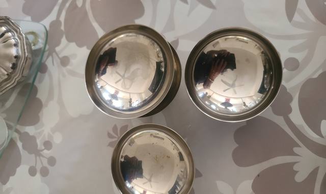 Divers donne, coupe de glace en inox