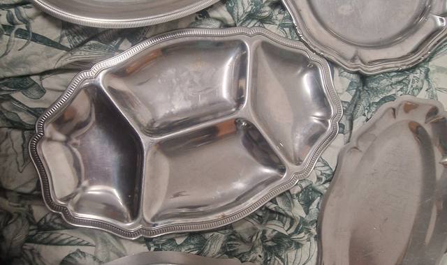 Divers plats en alu inox