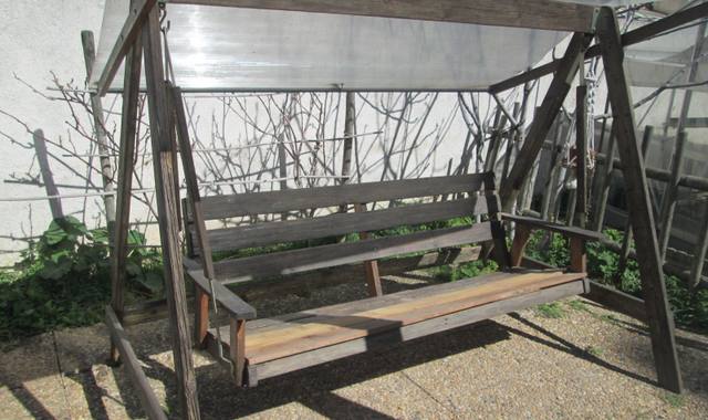 Divers balancelle en bois