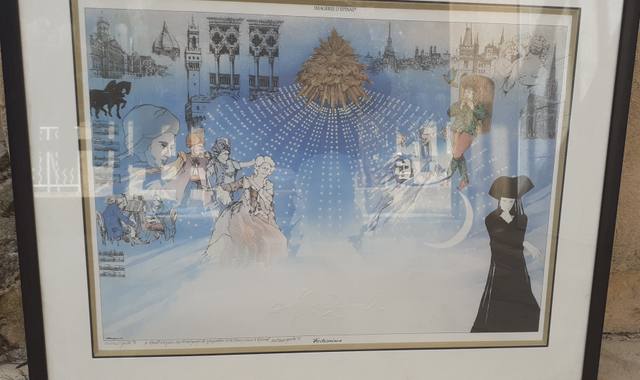 Divers image Epinal encadrée dim 65 x 80