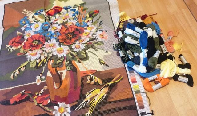 Divers tapisserie canevas