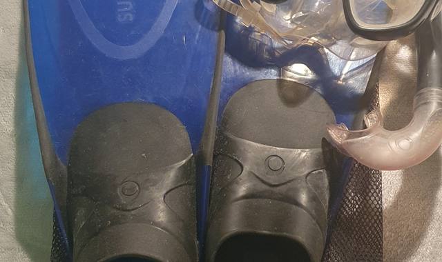 Divers kit masque/tuba + palmes