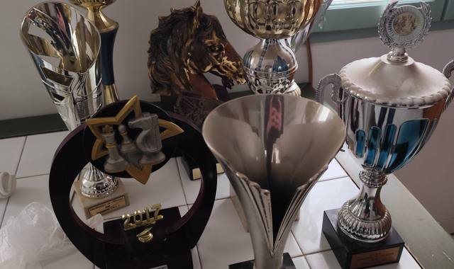 Divers lot de coupes