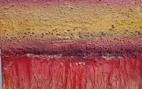 Divers huile sur toile de Susan Jones, "Dune" 38 x46 cm