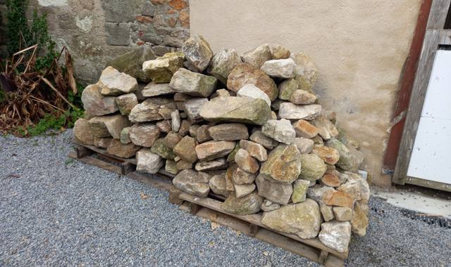 Divers pierre en granit pour maçonnerie