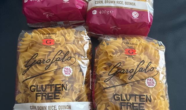 Divers pâtes sans gluten