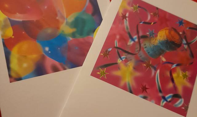 Divers cartes festives