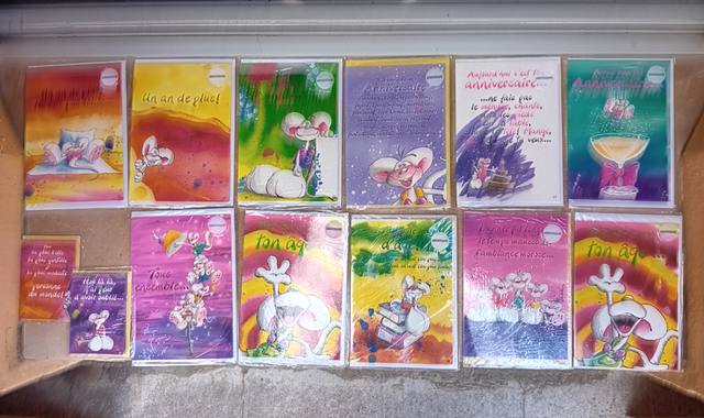 Divers cartes d'anniversaire Didl