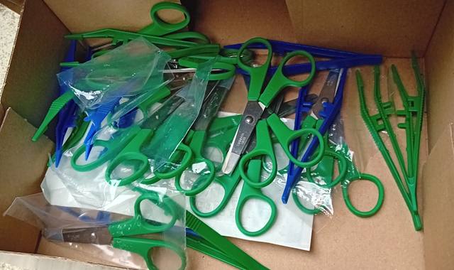 Divers ciseaux et pinces