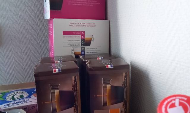 Divers capsules de café