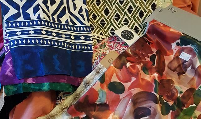 Divers échantillons de tissus