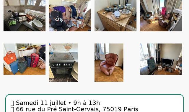 Divers vide maison - 75019