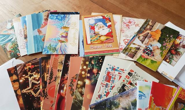 Divers lot de 50 cartes de voeux avec enveloppes - neuves
