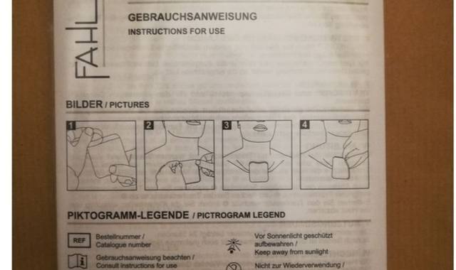 Divers pansements TRACHEOFIX S, BEIGE, Réf.45400