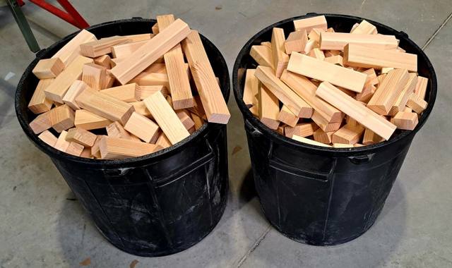 Divers chutes de bois