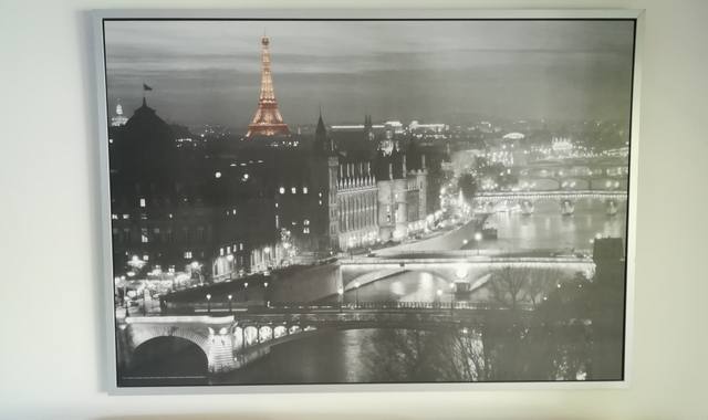 Divers tableau photo de Paris en noir et blanc