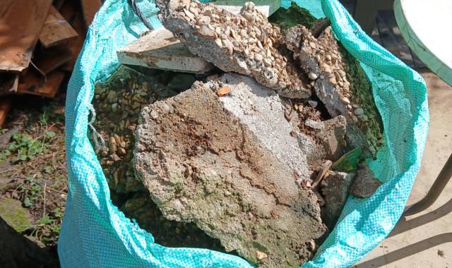 Divers sac de gravats