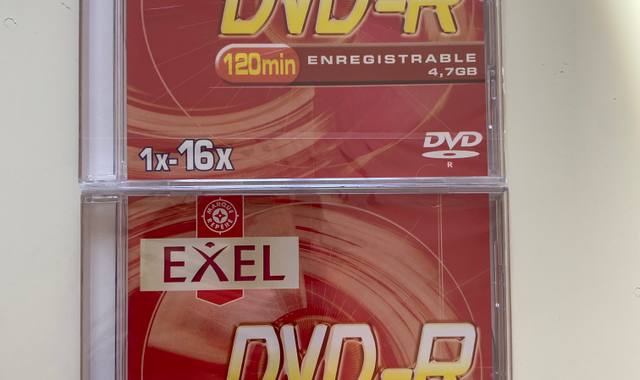 DVD, Film, Cinéma 2 DVD-R enregistrables