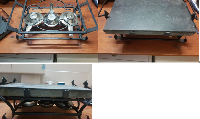 Electroménager pierrade 3 bruleurs