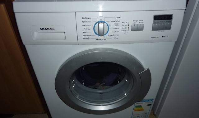 Electroménager cause déménagement donne lave-linge