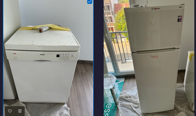 Electroménager frigo et lave-vaisselle Bosh