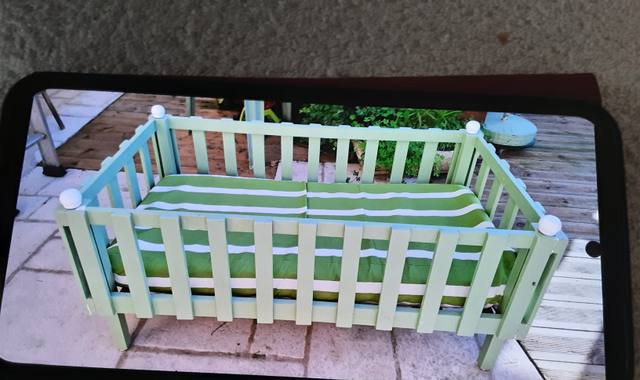 Equipements pour Bébé, Enfants, Puériculture lit enfant bois vert