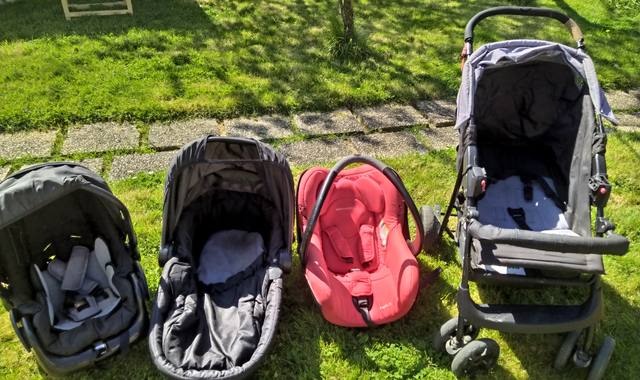 Equipements pour Bébé, Enfants, Puériculture combiné poussette + un cosy