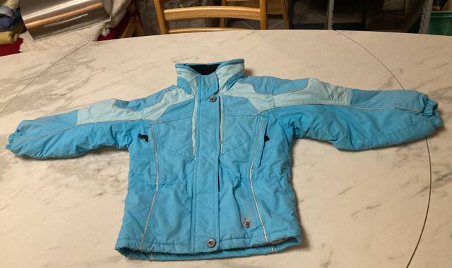 Equipements pour Bébé, Enfants, Puériculture anorak fille bleu ciel marque Spyder, taille 110cm ou 5 ans Chaud