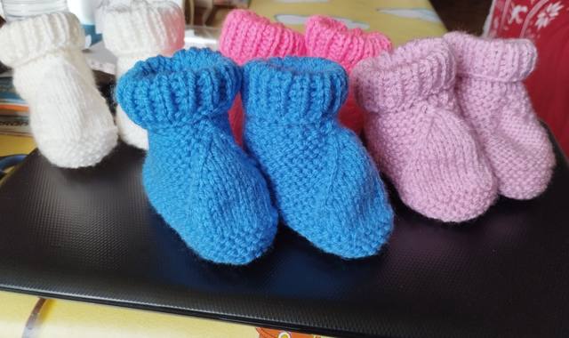 Equipements pour Bébé, Enfants, Puériculture chaussons bébé fait main